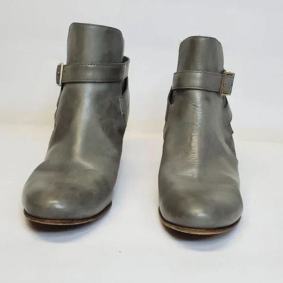 Ladies grey ankle boots size clearance 4